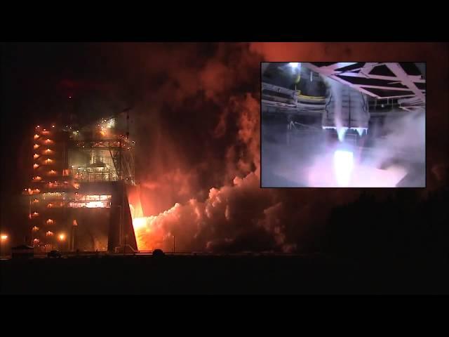 Legacy Rocket Engine Test Fired For NASA SLS | Video