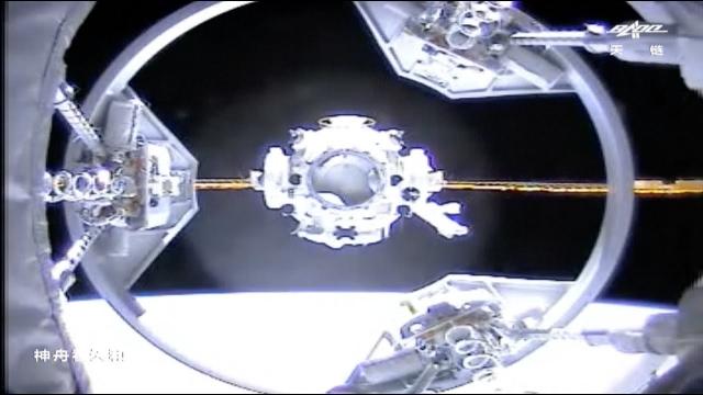 Watch China's Shenzhou-12 crew dock with new space station