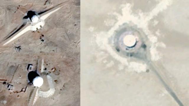 More Possible Underground & Military Structures in Desert (Cairo) Egypt (Google Earth) - FindingUFO