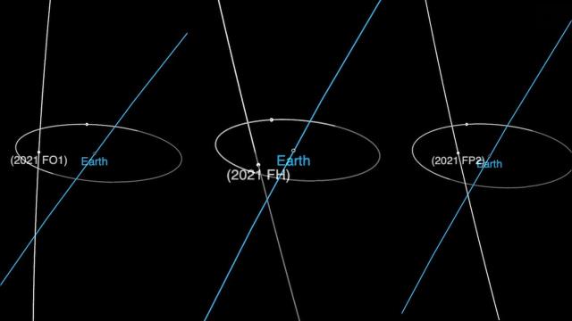 UPDATE: 3 asteroids zoom closer than moon in less than 24 hours