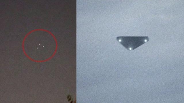 Triangle UFOs over Disneyland, USA, Aug. 2023 ????