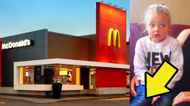 4 yr old rushes out of McDonald's bathroom in tears, then mom sees something on her leg