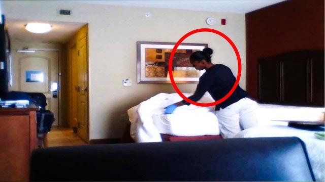 Housekeeper Had No Idea She Was Being Filmed - What Owner Captured Was Shocking