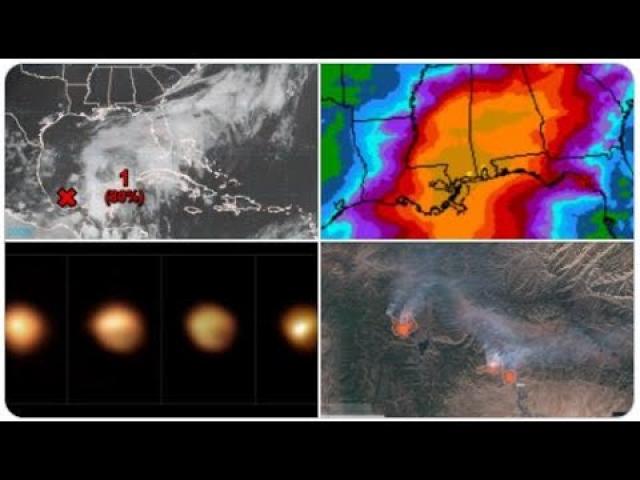 Nasty Wildfires! BIG Heatwave! Gulf of Mexico Super Soaker Storm!