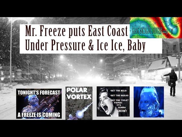 Historic Blizzard puts NY & East Coast under Pressure & Ice Ice, baby.