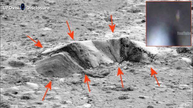 Possible, The Aliens Live Under The Aristarch of Moon Crater, UFO Filmed Taking OFF