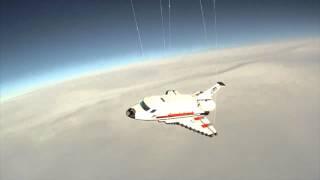 Lego Space Shuttle Soars To Edge of Space | Video