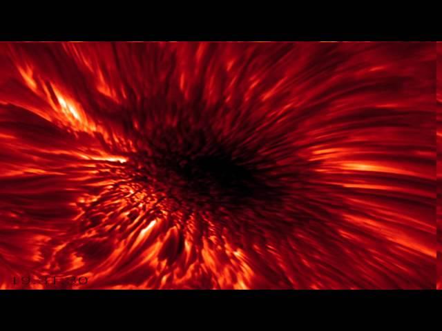 Sunspot's Rolling Plasma and Shocks Snapped In Incredible Detail | Video