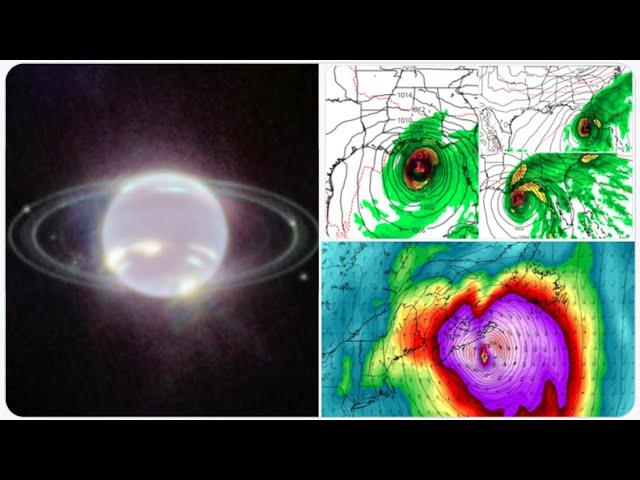 Red Alert! Potential Hurricane to hit USA end of September! Big Hail & Severe WX! Neptune's Rings!