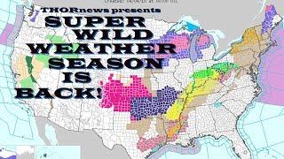 Snow & Tornadoes & Atmospheric River for  USA & CANADA & Wild Europe Weather