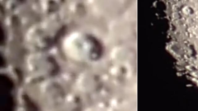 Strange and Mysterious UFO Exiting Tycho Crater on the Moon - FindingUFO