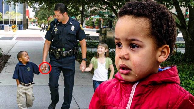 This Cop Decided To Help a Boy To  Celebrate His Birthday After No One Picks Him Up From School