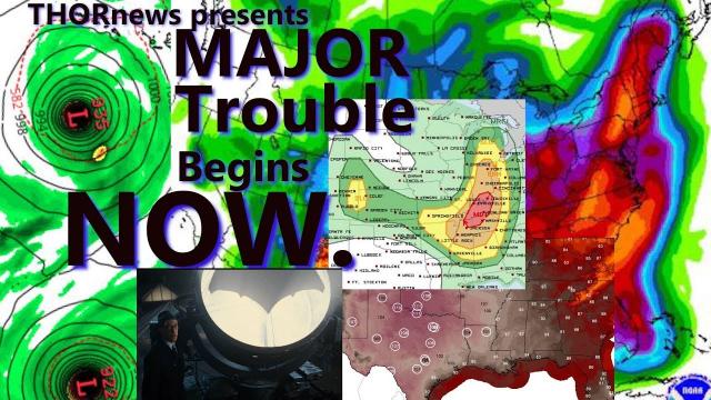 Alert! GIANT Bullseye of Danger & Heat dome over USA. MAJOR floods for East Coast coming