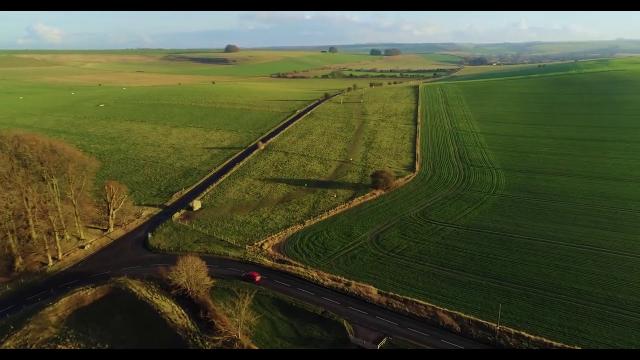 Avebury Evening by Sunset Drone 4K