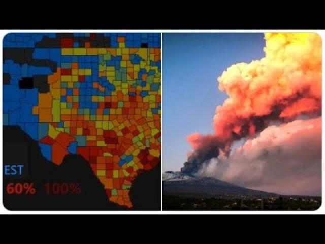 Icemaggedon 2021: Texas Power Grid Failure, More Ice, Freezing Weather & Mount Etna Erupts big time