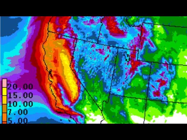 Red Alert! Atmospheric Rivers to melt California record Snowpack! Flooding Dangers Abound.