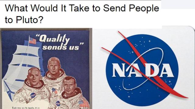 What would it take to send people to Pluto? A REAL space agency.