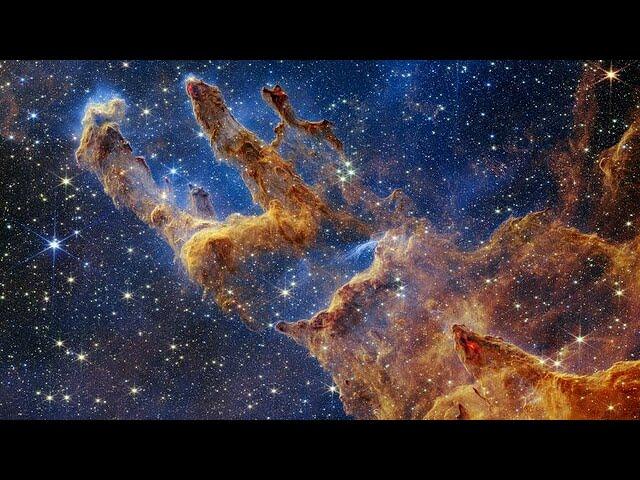 Pan of the Webb’s Portrait of the Pillars of Creation