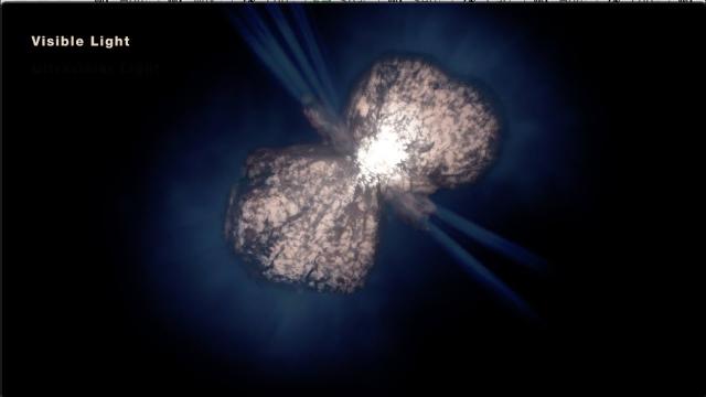 Massive star Eta Carinae's 'great eruption' explained