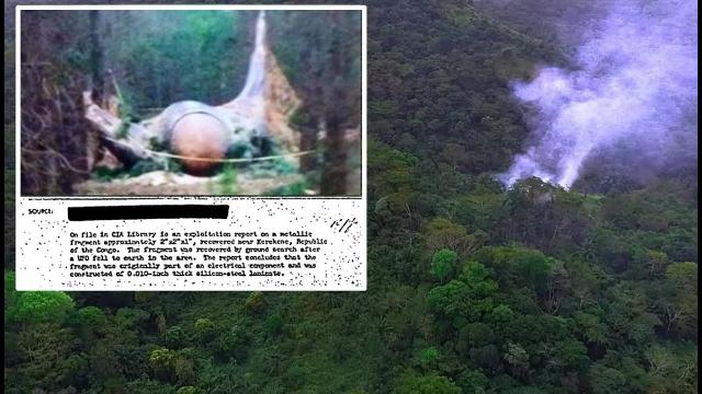 CIA Report Claims A UFO Exploded Over The Congo And Was Recovered By The US