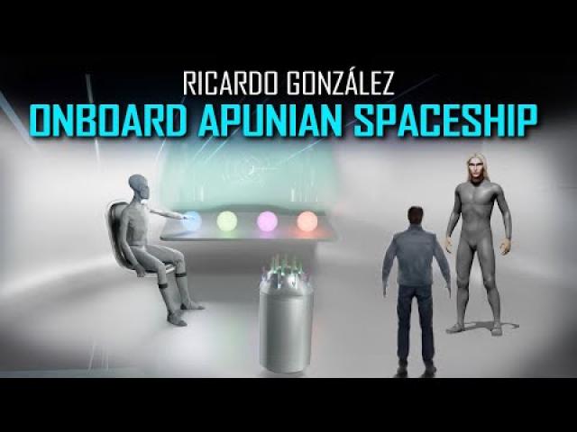 Ricardo González: Face to Face with Tall Nordic E.Ts - Onboard Apunians Spaceship