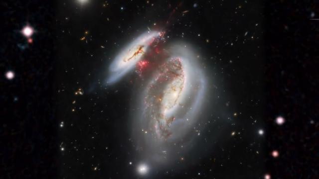 See the twisted 'Taffy Galaxies' in amazing Gemini North telescope image