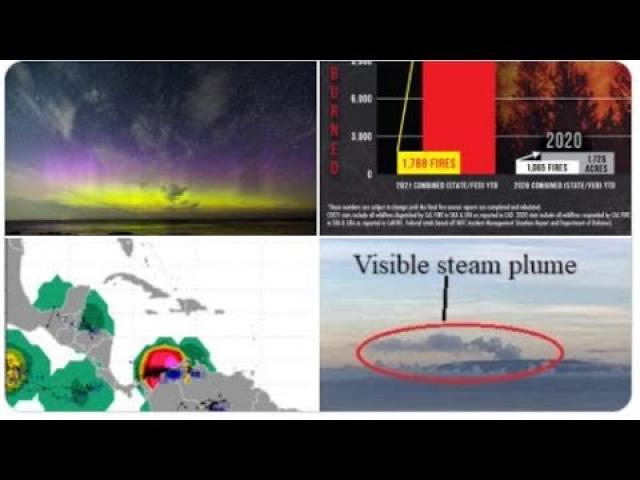 Black Auroras! Chinese Rocket Danger! Solar Minimum Conditions!  Hurricane & Wildfire Seasons!