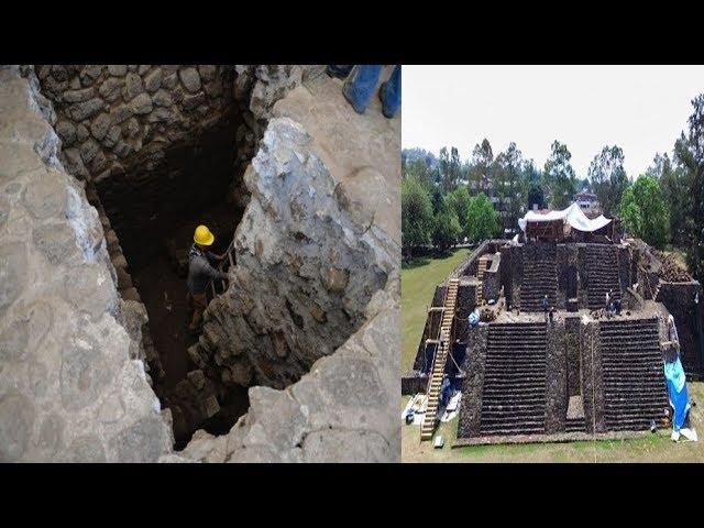 Archaeologists discovered temple at base of ancient pyramid