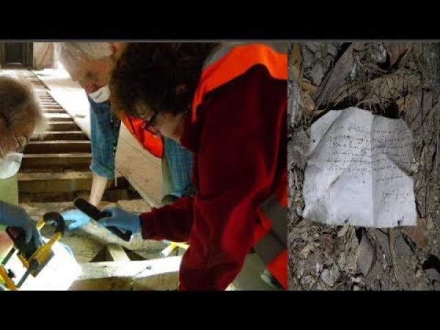 Experts Restoring A Historic Home Found Two 400 Year Old Notes Hidden Beneath The Floorboards