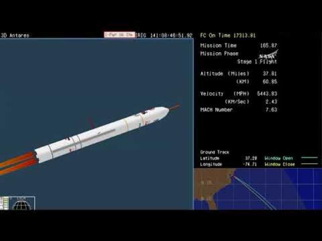 Blastoff! Cygnus Rides to Space Station Atop Antares Rocket