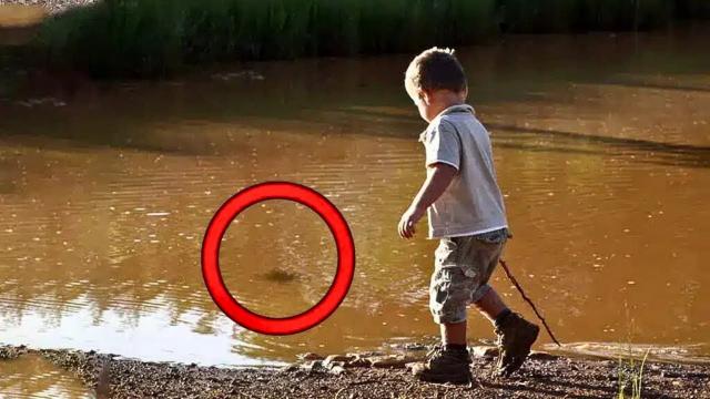 Boy Keeps Looking At River – When His Parents See Why, They Immediately Call the Newspaper!