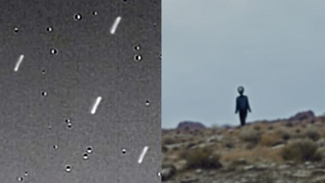 UFOS FILMED OVER AREA 51 BY THE DEPARTMENT OF DEFENSE??? ALIEN GREY PHOTOGRAPHED IN UTAH???