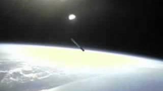 Discovery Launch, Camera on Rocket Motor