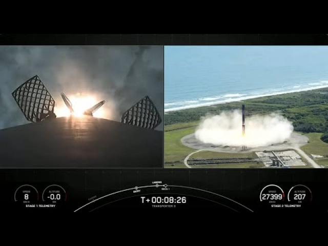 SpaceX launches 105 satellites on rideshare mission, nails landing in Florida