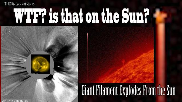 Giant Exploding Solar Filament (possibly Earth Directed) & WTF was that on the Sun?