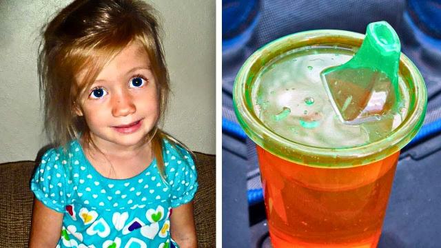 Toddler Refuses To Drink Juice In Restaurant   When His Dad Takes A Sip, He