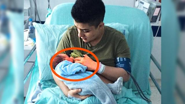 Man tries to breastfeed orphaned baby, but nurses make a strange discovery