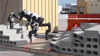 RoboSimian: Four-Footed Robot Competes at DARPA Challenge | Video