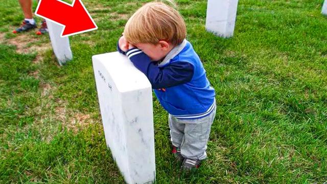 Boy Cries at His Mom's Grave Saying "Take Me With You". Then something incredible happened