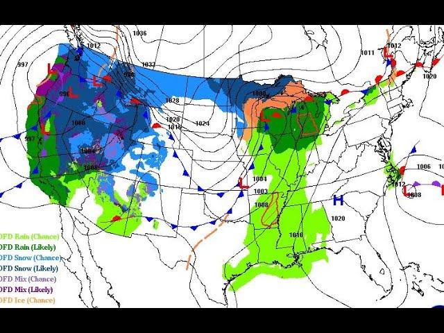 a look at the Stormy Weather pattern for the USA over the next 2 weeks