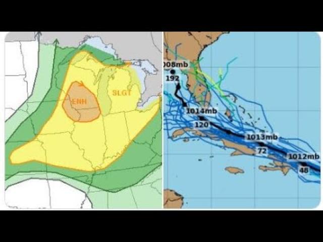 Potential Tropical Cyclone 6 headed to Florida & Tornadoes down in Wisconsin & the Next Heatwave.