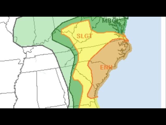 Red Alert! Tornadoes in South Carolina & a Stormy day ahead! + me talking about Vacation