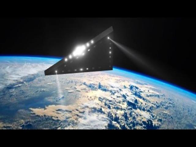 REAL Triangle UFO in Space! NEW NASA UFO Discovery April 2016