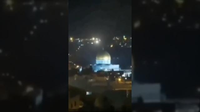 UFO pays a visit to the Temple Mount in Jerusalem #shorts  #subscribe
