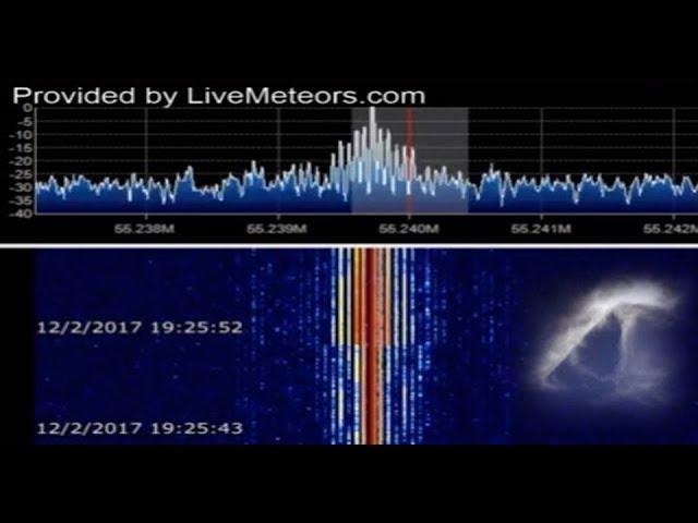 Is something big going through our atmosphere? Mysterious incoming radar signal sound detected!