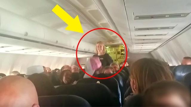 When This Flight Attendant Heard A Strange Voice On The Intercom She Rushed To The Front Of The Plan