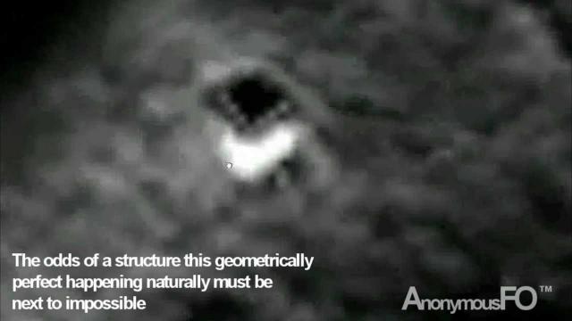 Unknown Structure/Possible UFO Located In The Belyaev Crater On The Moon