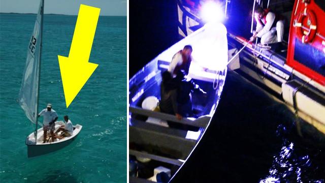 A Cruise Ship Found A Tiny Boat Out At Sea, And Inside Were Two Men Who’d Been Stranded For Weeks