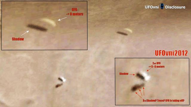 Two or three UFOs flying low over Peru