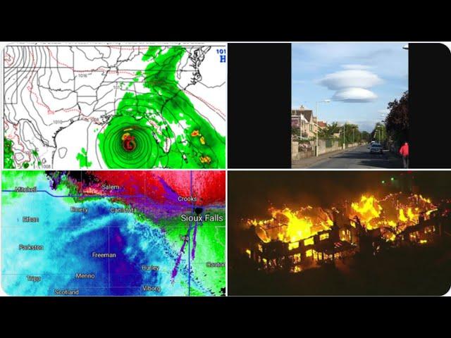 Hurricane* 10 days away?!? 100 MPH Winds over N. Central USA!  Record Heat & Crazy Wildfires!